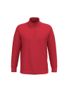 Sweat-shirt col zippé homme