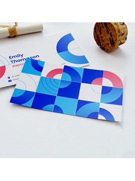 Carte de visite 350g/m² quadri recto-verso personnalisable