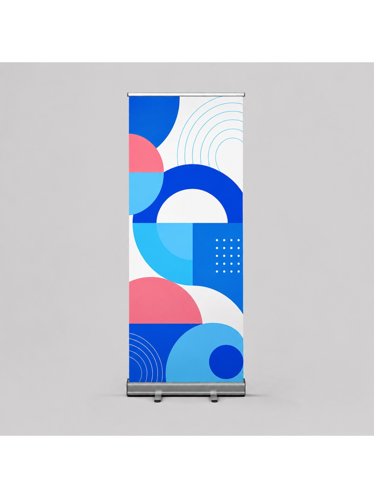 Roll-up bâche occultante 420g verso gris