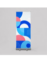 Roll-up bâche occultante 420g verso gris