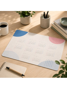 Calendriers papier 300g/m² 100% recyclé impression en quadrichromie...