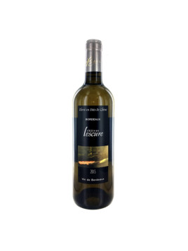 Vin Bordeaux blanc sec élevé en fût de chêne - Château Lescure 75cl - Le carton de 6