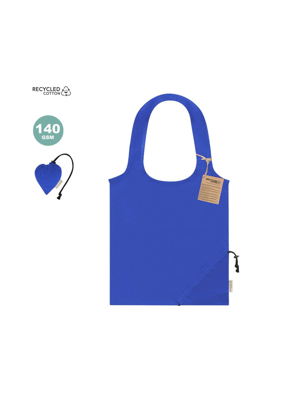 Sac pliable coton recyclé personnalisable LECTON | Goodie RSE
