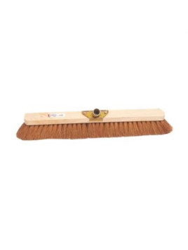 Balai coco naturel 60 cm - Douille métal