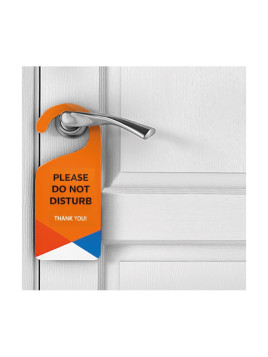 Accroche-porte ouvert 20 x 9,5cm en impression quadri