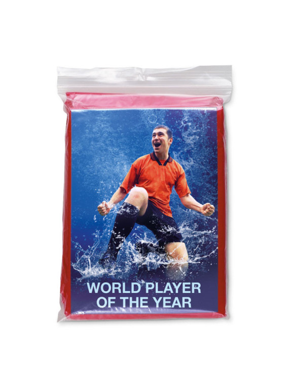 Poncho de secours pliable SPRINKLE personnalisable