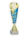 Coupe trophée personnalisable ABS bleu et or | Andikado