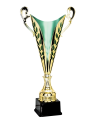 Coupe trophée personnalisable dorée et verte | Andikado