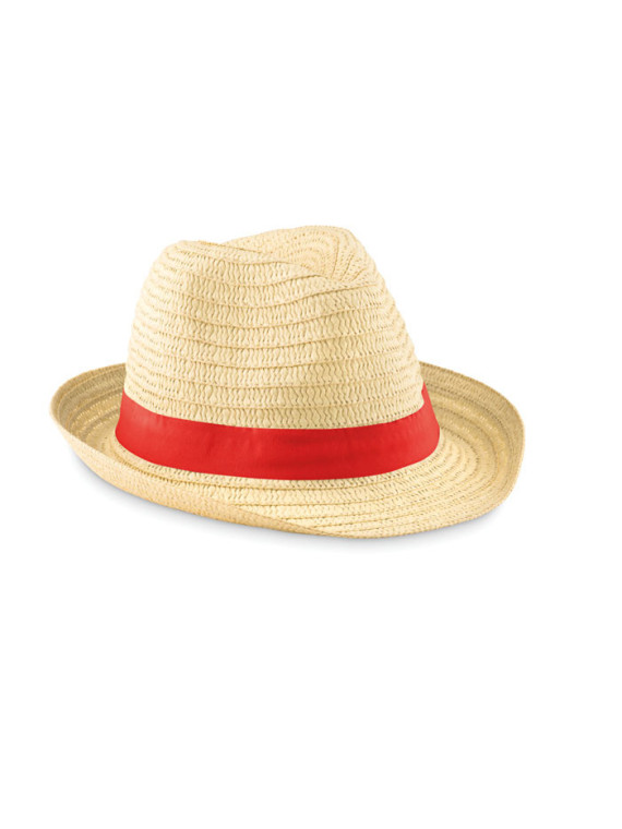 Chapeau de paille personnalisable | Accessoire événementiel | Andikado