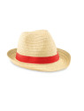 Chapeau de paille personnalisable | Accessoire événementiel | Andikado