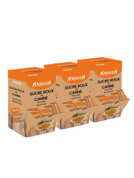 Bûchettes sucre de canne BIO et équitable - La boîte de 500