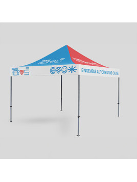 Barnum pliant 3x3m personnalisable