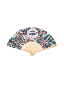 Eventail en bambou EVENT personnalisation quadrichromie intégrale