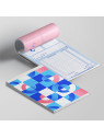 Carnet autocopiant personnalisé 3 feuillets | Andikado
