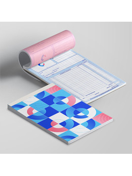 Carnet autocopiant personnalisé 4 feuillets | Andikado