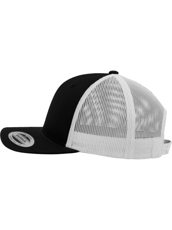 Casquette retro trucker bicolore