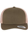 Casquette retro trucker bicolore