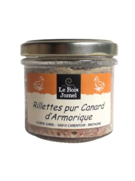 Rillettes pur canard d'Armorique 90g - Fabrication ESAT