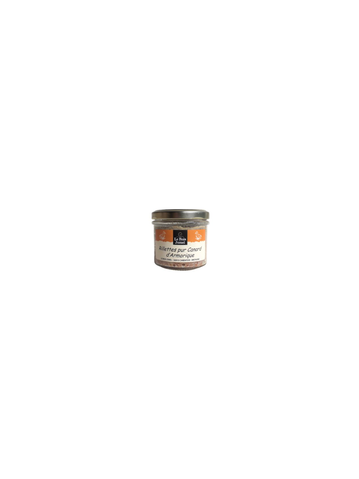 Rillettes pur canard d'Armorique 90g - Fabrication ESAT