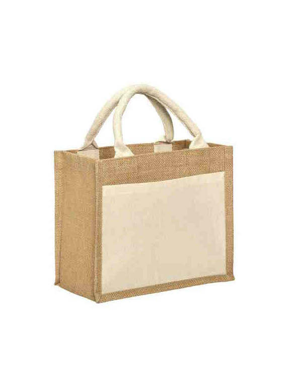 Sac cabas DARWIN en jute personnalisé | Andikado