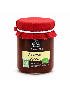 Confiture extra Fraise Yuzu Bio 120g - Fabrication ESAT