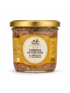 Terrine de foie frais aux girolles et à l'Armagnac 90g