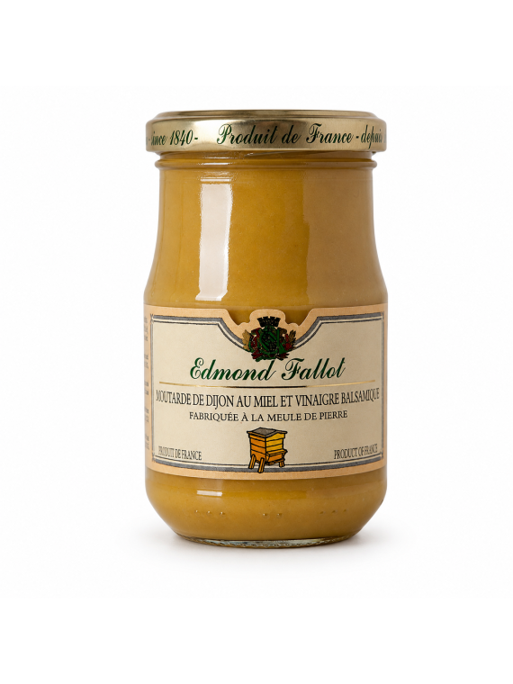 Moutarde au miel et vinaigre balsamique "Edmond Fallot" 105g