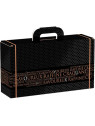 Valisette carton rectangle SAVOUREUX noir/cuivre - 33.0 x 18.5 x 9.5 cm