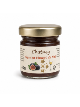 Chutney de figues violettes au Muscat de Noël 40g