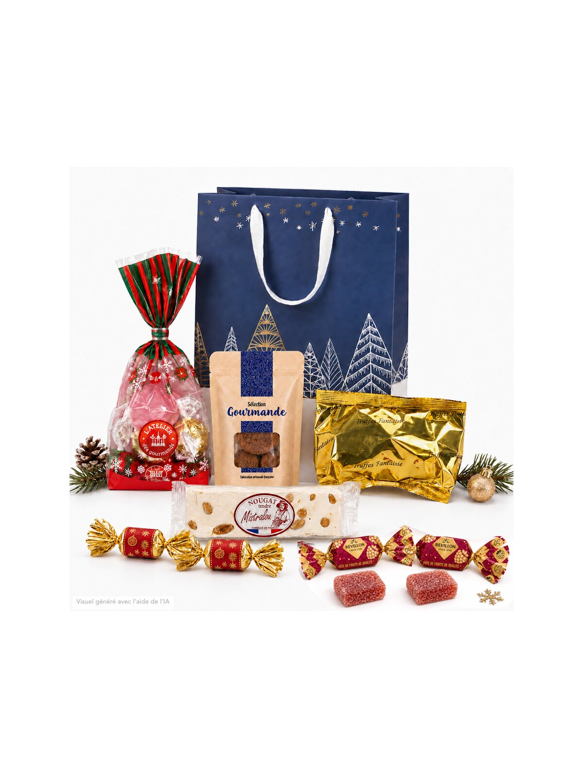 Petit Pochon de Noël | Coffret gourmand handicap