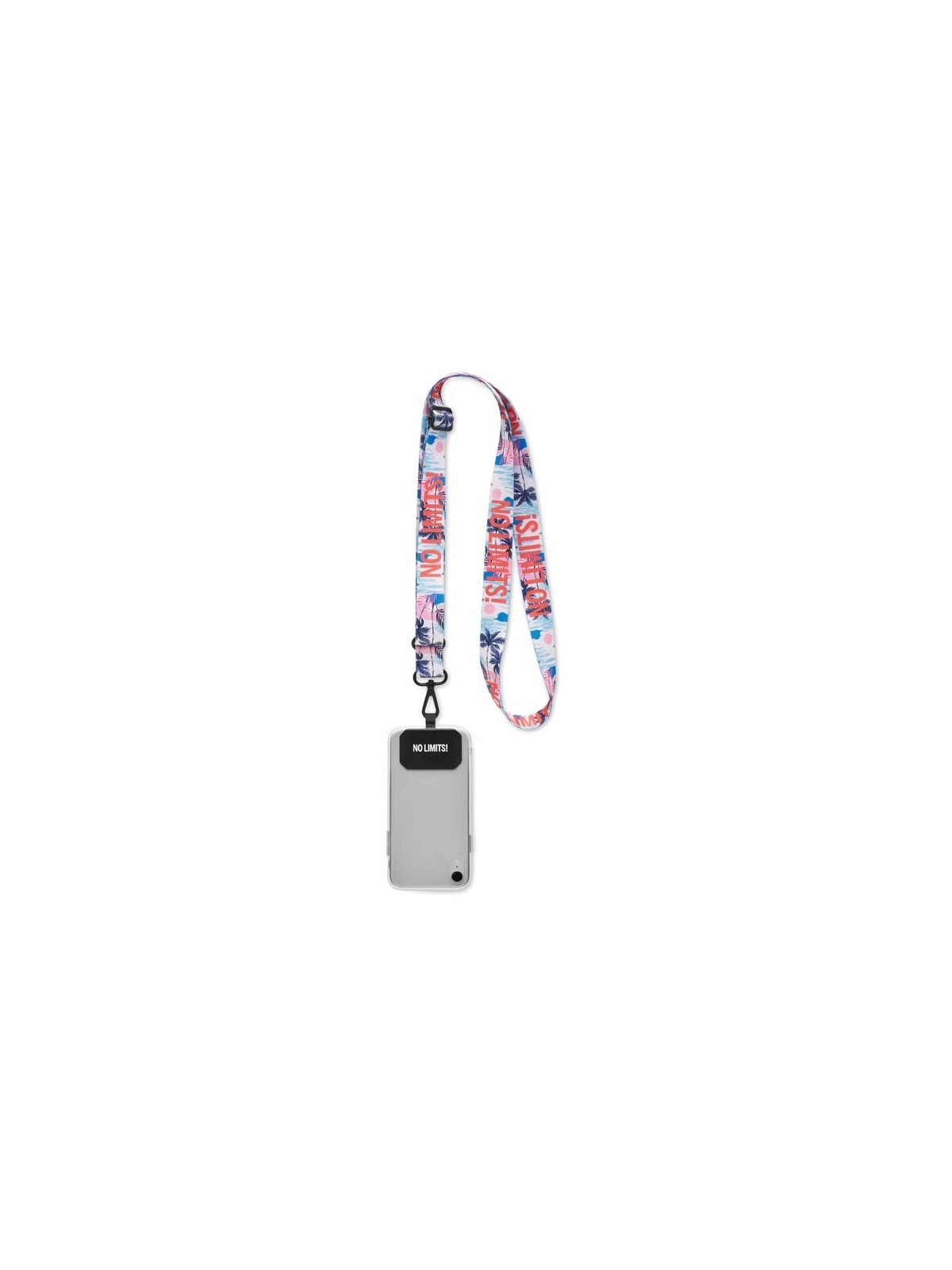 Cordon téléphone ajustable personnalisé en sublimation