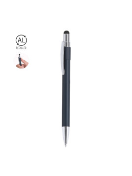 Stylo bille tactile anti-stress en aluminium recyclé | Andikado