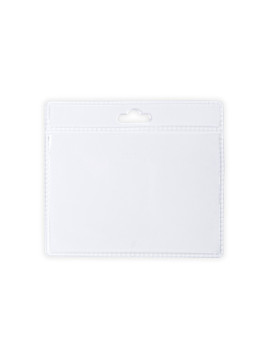 Badge perforé PVC horizontal IFEM - 10 x 9 cm