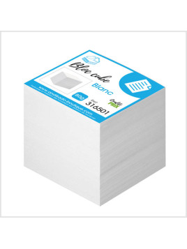Bloc cube papier blanc recyclé 90g - 620 feuilles - Le bloc