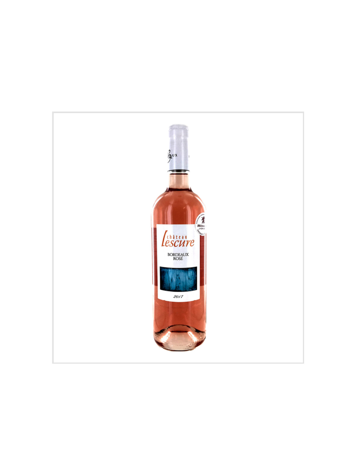 Vin Bordeaux rosé AOC - Château Lescure 75cl - Le carton de 6