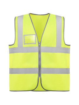 Gilet haute visibilité avec fermeture éclair POLUX