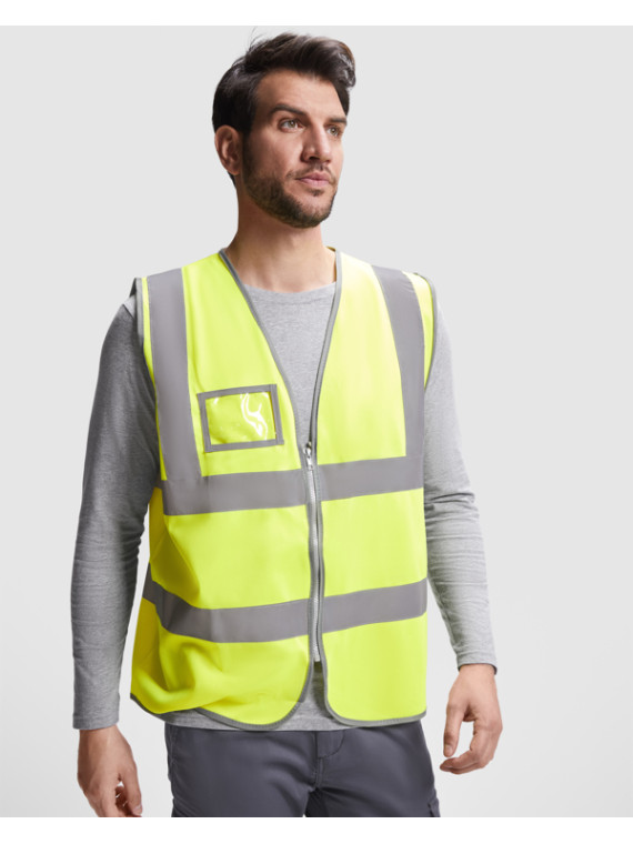 Gilet haute visibilité avec fermeture éclair POLUX