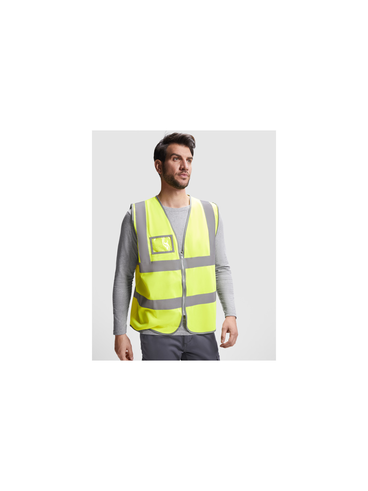Gilet haute visibilité avec fermeture éclair POLUX