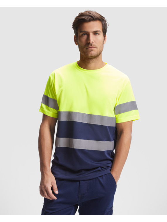 T-shirt technique bicolore haute visibilité DELTA
