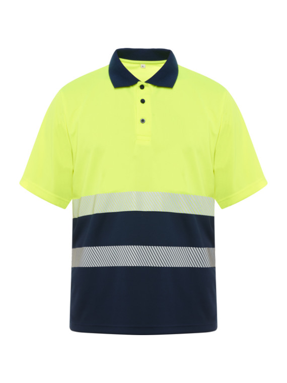 Polo technique haute visibilité à manches longues VEGA