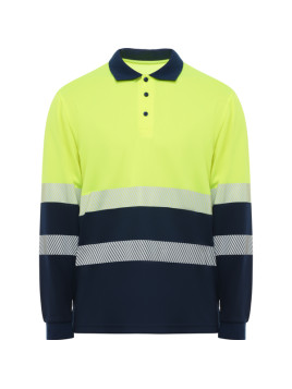 Polo technique haute visibilité à manches longues VEGA LS
