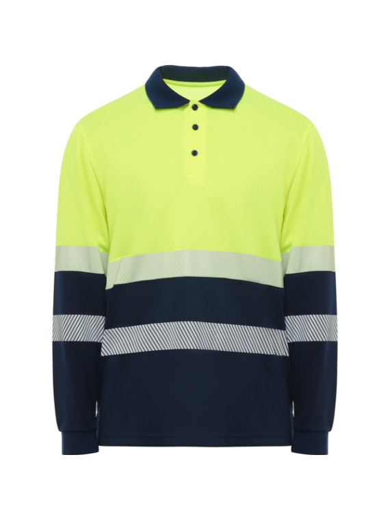 Polo technique haute visibilité à manches longues VEGA LS