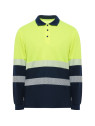 Polo technique haute visibilité à manches longues VEGA LS