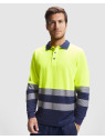 Polo technique haute visibilité à manches longues ATRIO LS