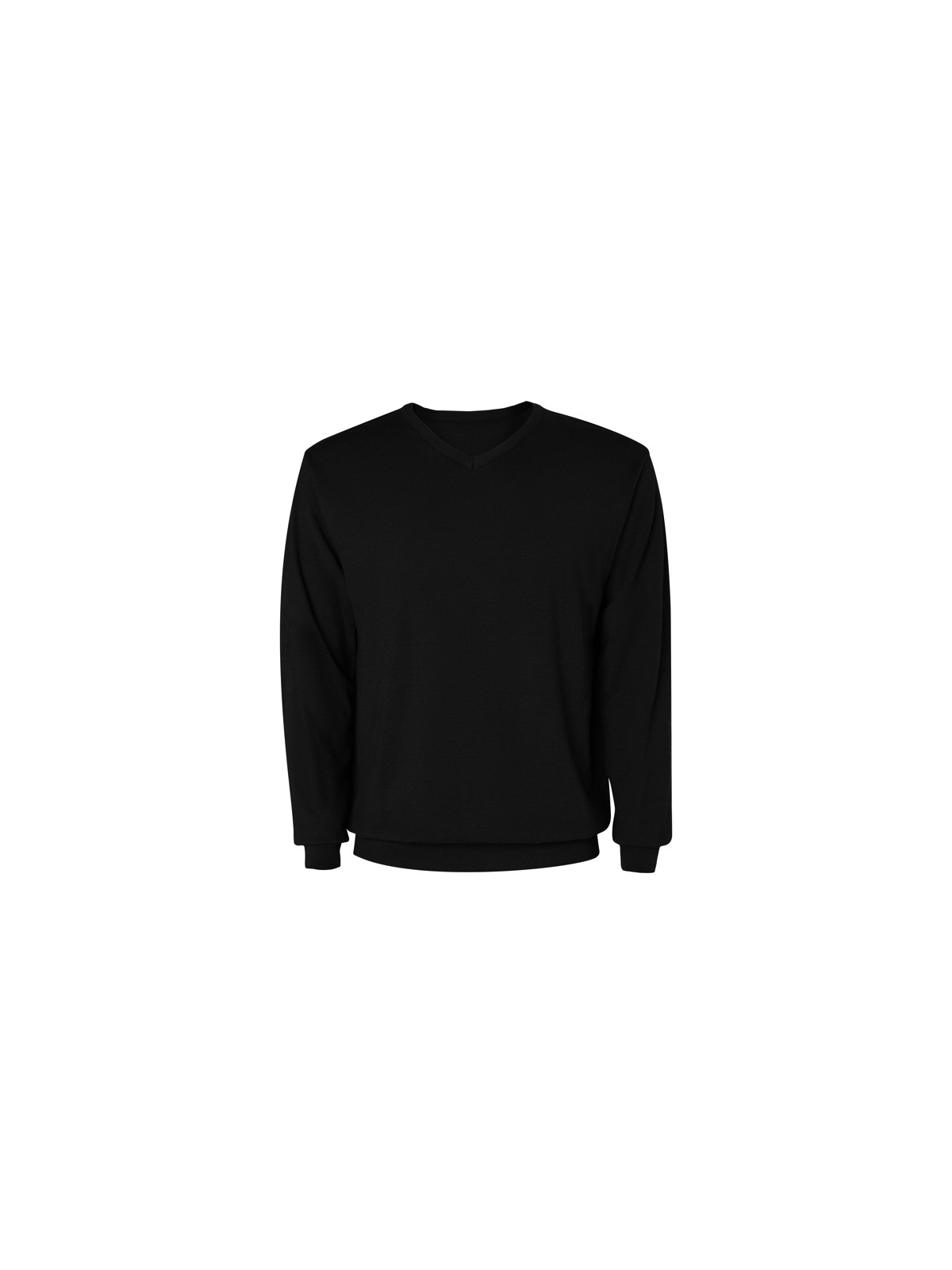 Pull à col V à mailles fines pour homme HILUX