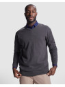 Pull à col V à mailles fines pour homme HILUX