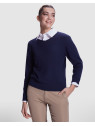 Pull à col V à mailles fines pour femme HILUX WOMAN