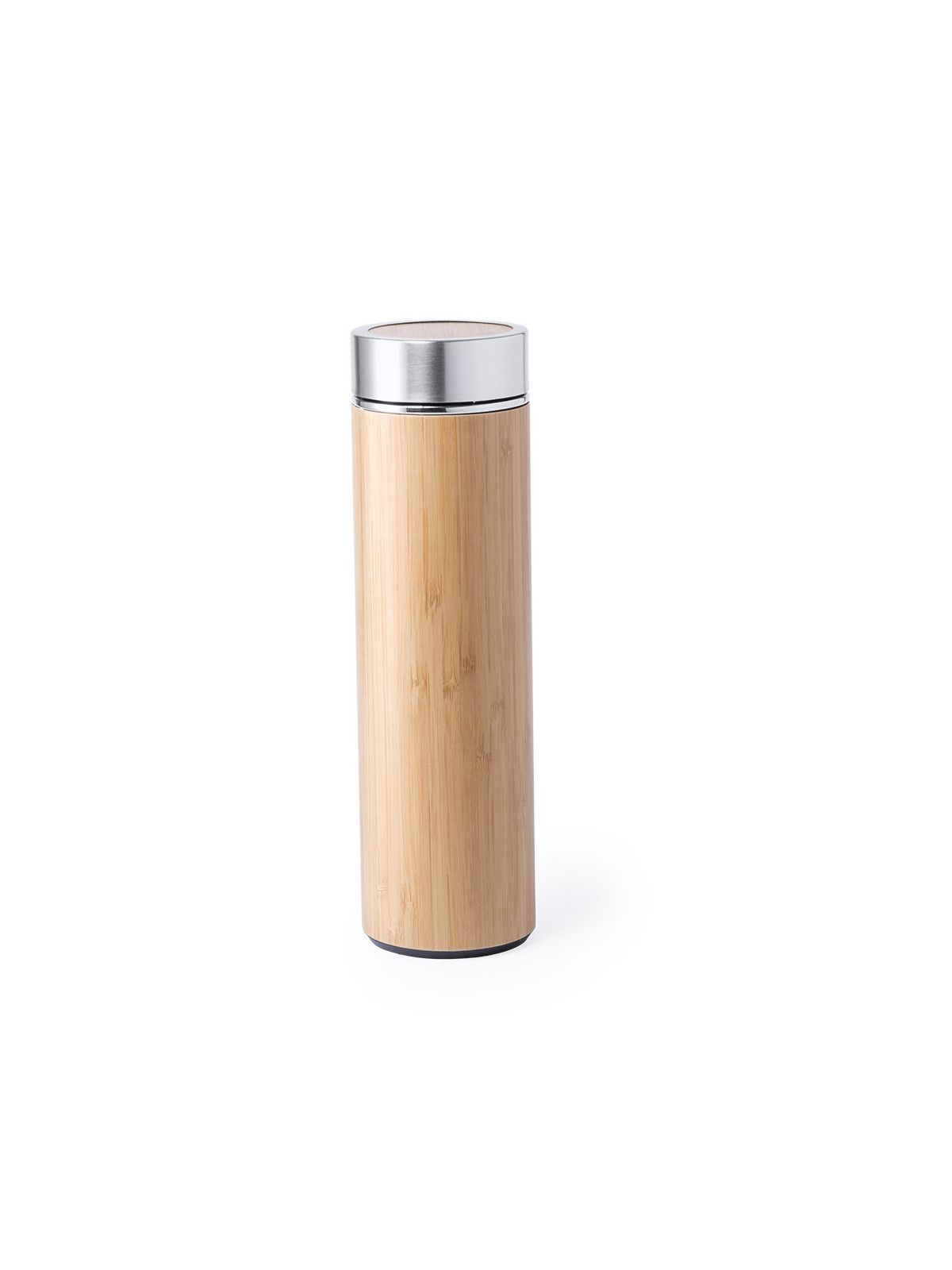 Bouteille isotherme MOLTEX 500 ml en bambou / acier inox
