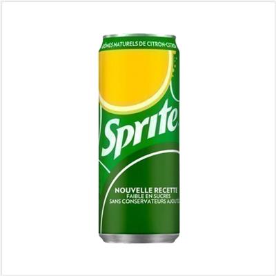 Boisson gazeuse aux arômes de citron vert SPRITE 33cl - Le pack de 24 canettes