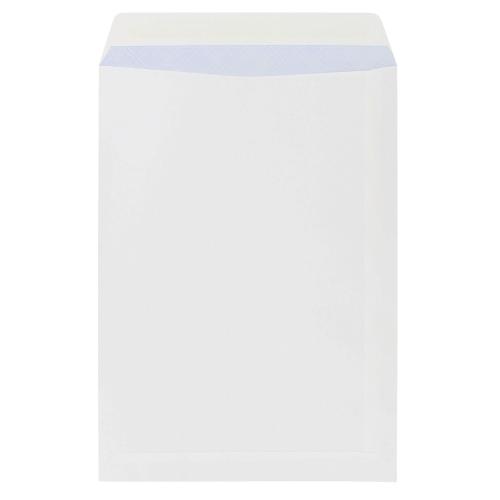 Enveloppes blanches recyclées 229 x 324 mm (C4) - 90g - Sans fenêtre - Lot de 50